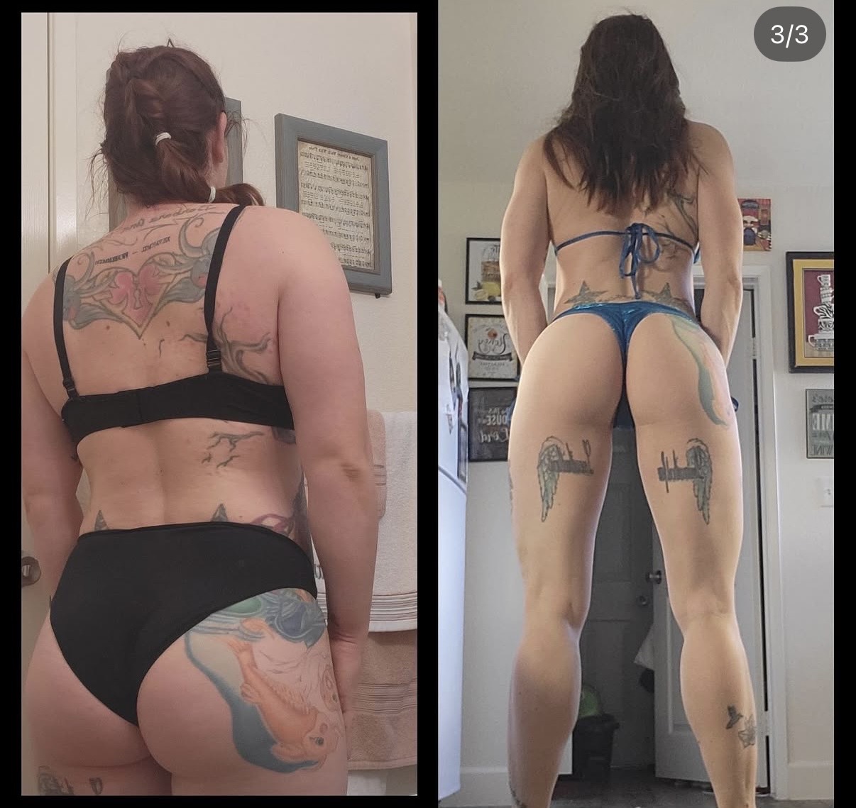 Andy — back view, 166 to 125 lbs