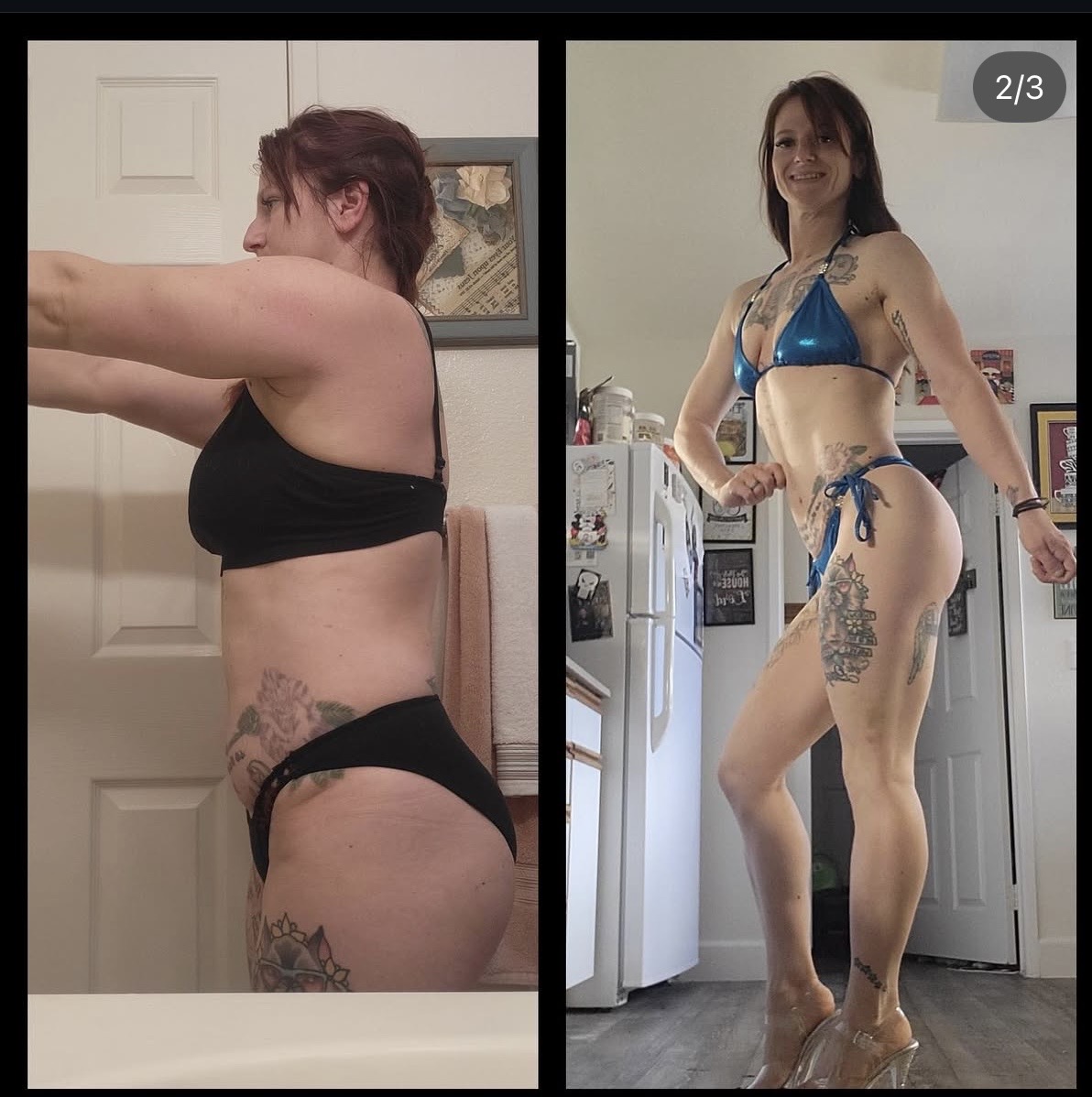 Andy — side view, 166 to 125 lbs